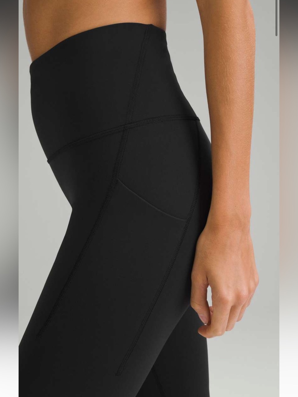 Lululemon Wunder Train High-Rise Tight with Pockets 28" Black Size 6 - Picture 6 of 10